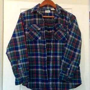 Kids LL Bean flannel